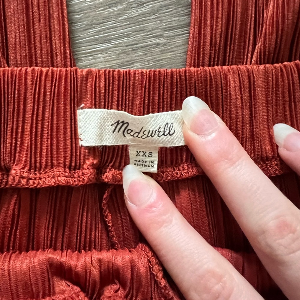 Madewell Pleated wide-leg pants - Picture 10 of 11